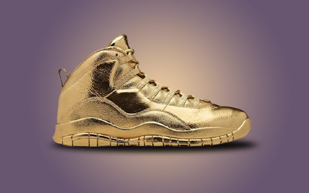 La paire de chaussure la plus chère du monde : Un chef-d'œuvre de luxe et d'extravagance 1 2100000 Solid Gold OVO x Air Jordan 10s 2 La paire de chaussure la plus chère du monde : Un chef-d'œuvre de luxe et d'extravagance